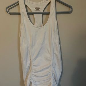 White racer back athleta tank top